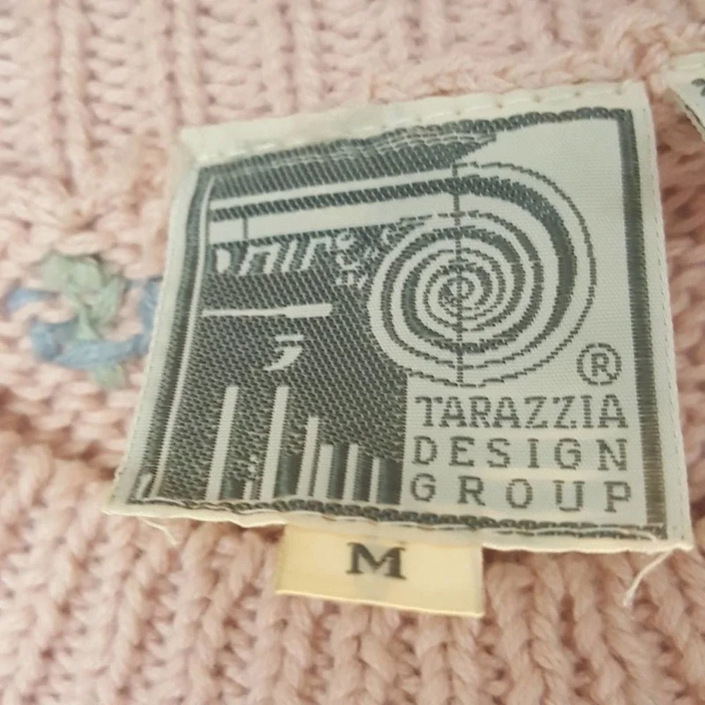 Cozy Vintage Boho Granny Floral  Cottage Core Sweater - Picture 6 of 8